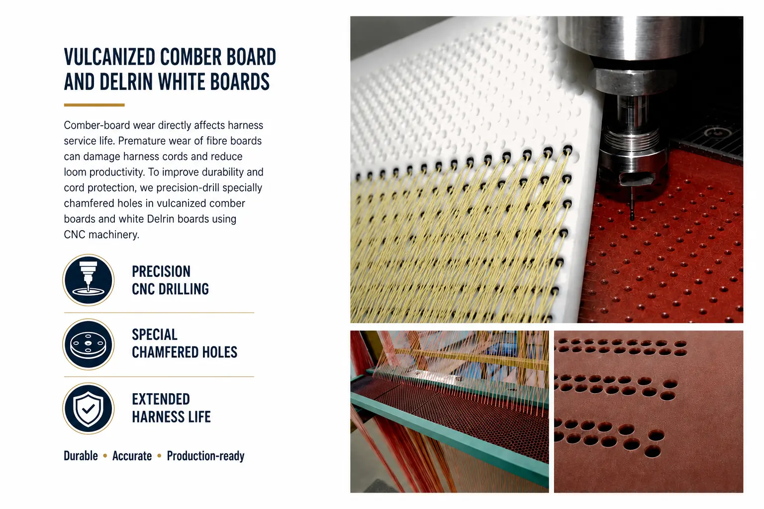 Comber Board & Delrin Boards product presentation
