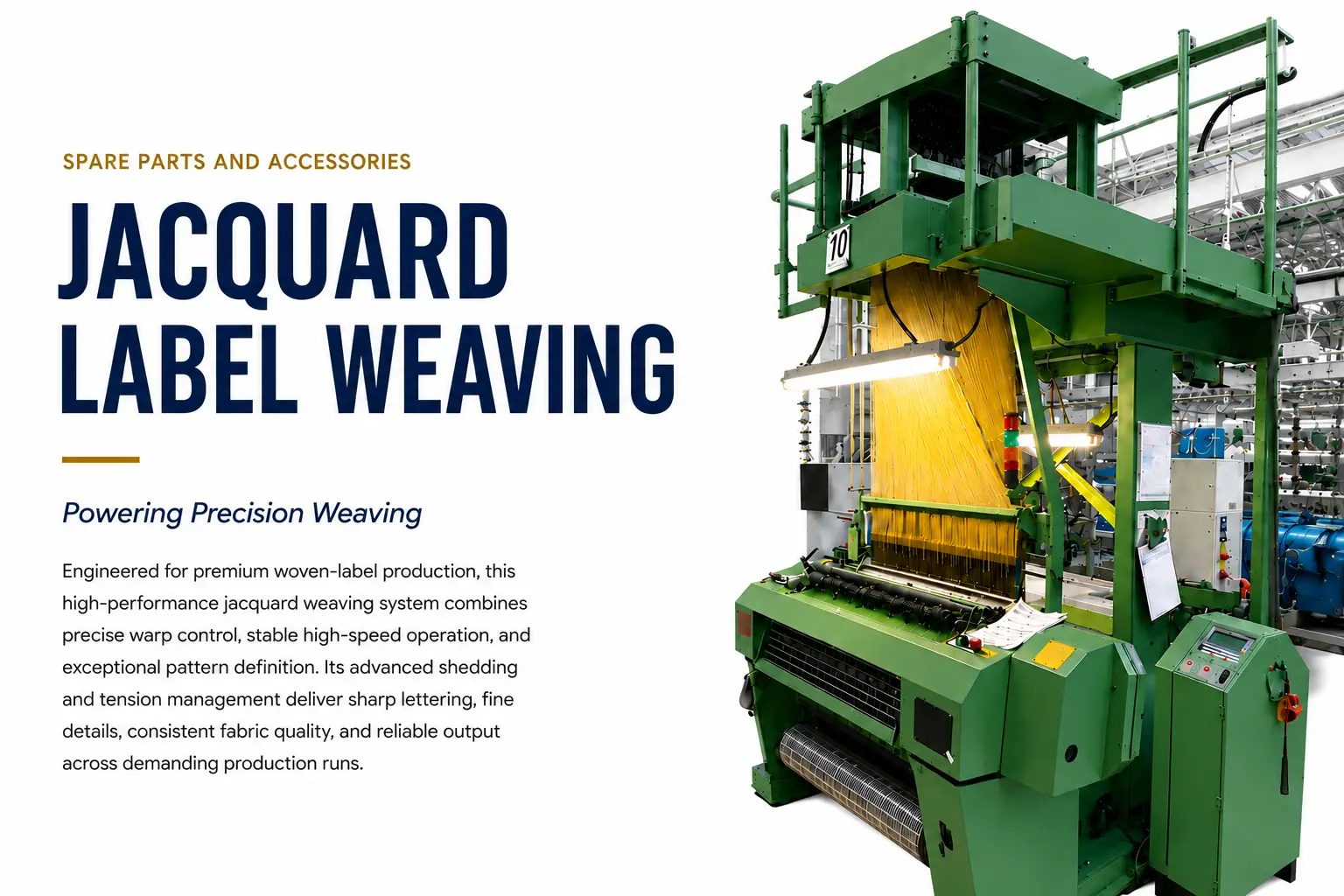Jacquard Label Weaving product presentation