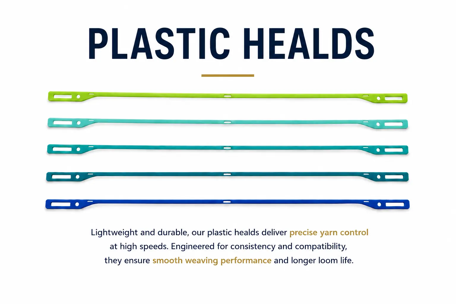 Plastic Healds product presentation