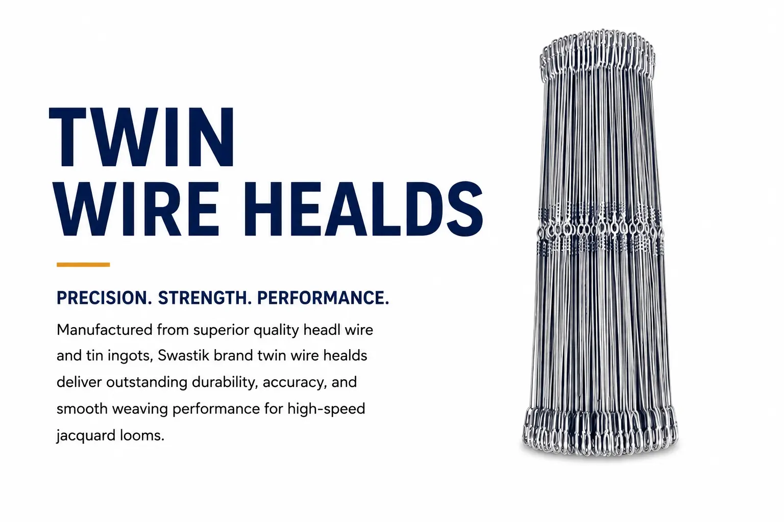 Twin Wire Healds product presentation